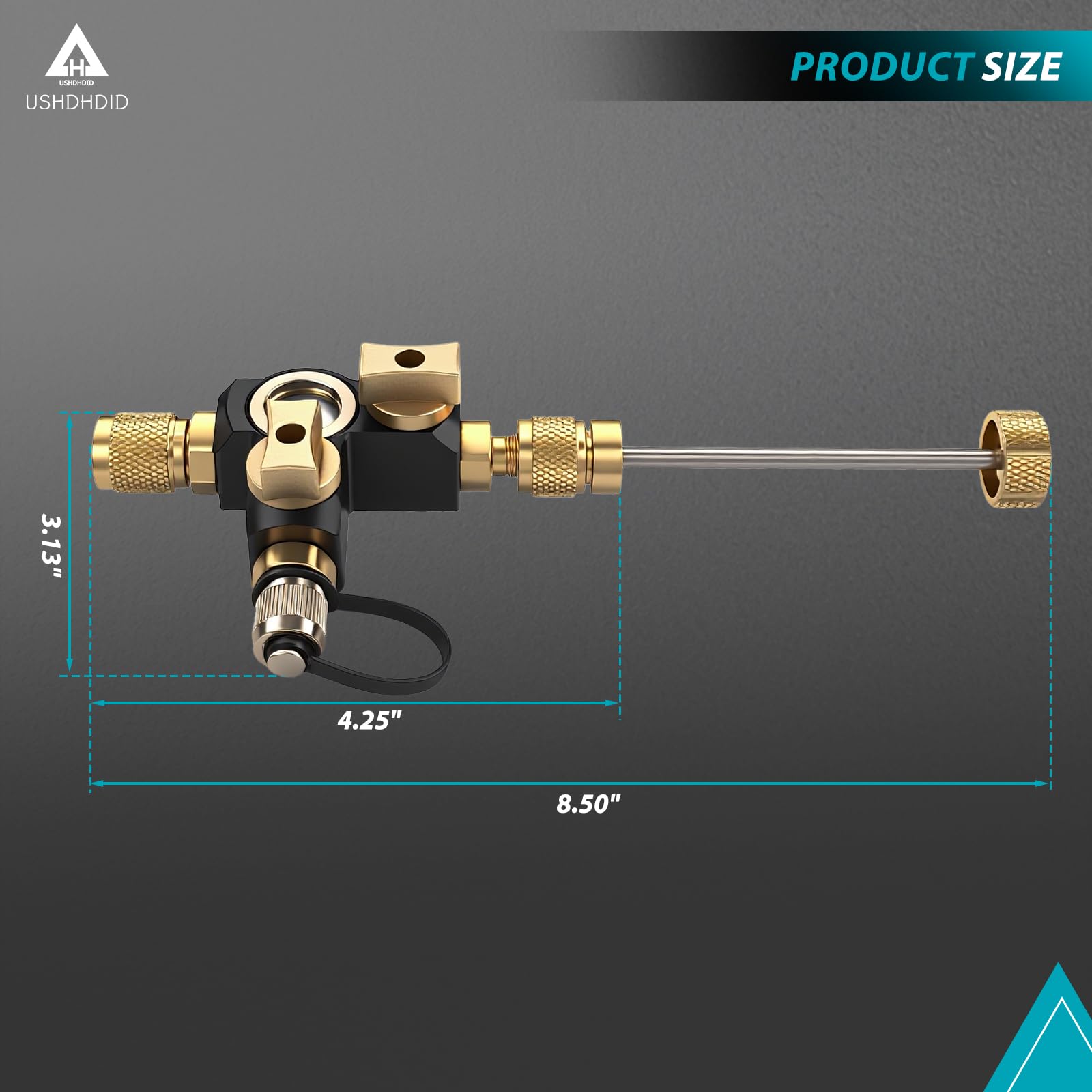 USHDHDID valve core engagement detail showing secure core hold and reduced loss