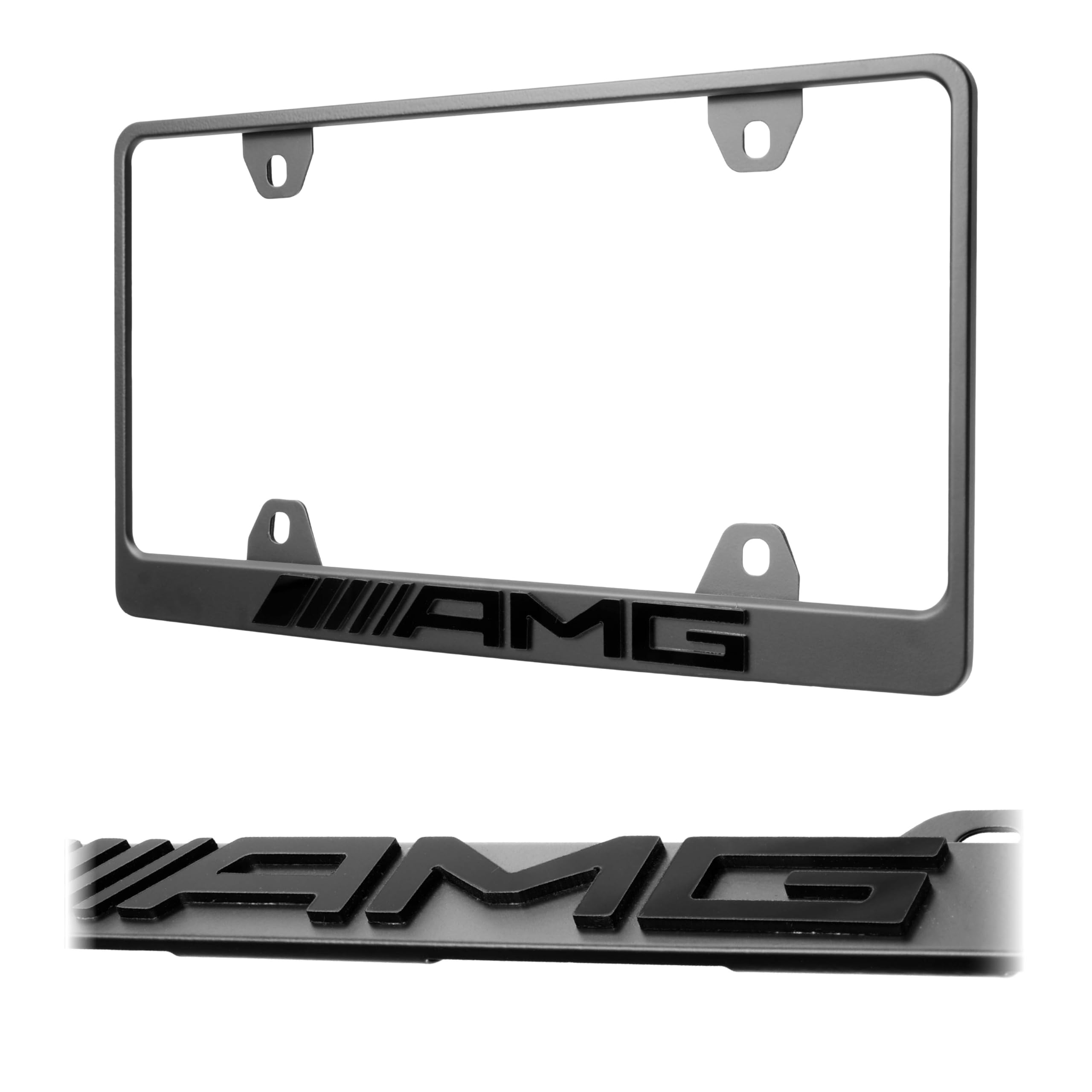 USR license plate frame front view showing stealth matte finish and sleek look