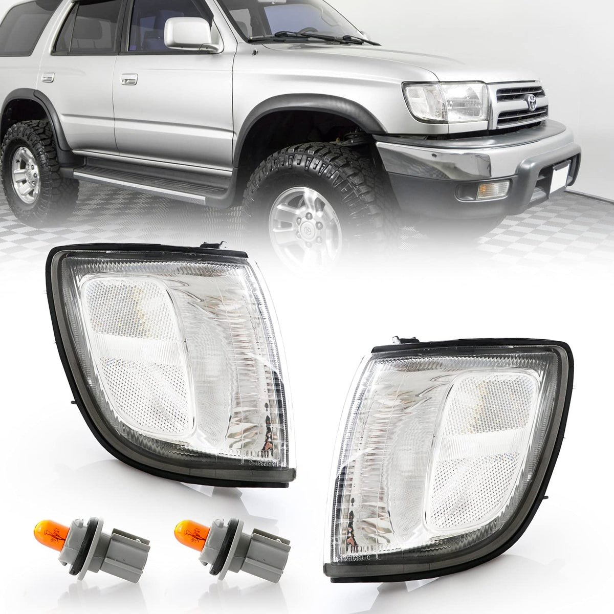 USR DEPO front packaging showing full corner light pair and included bulbs