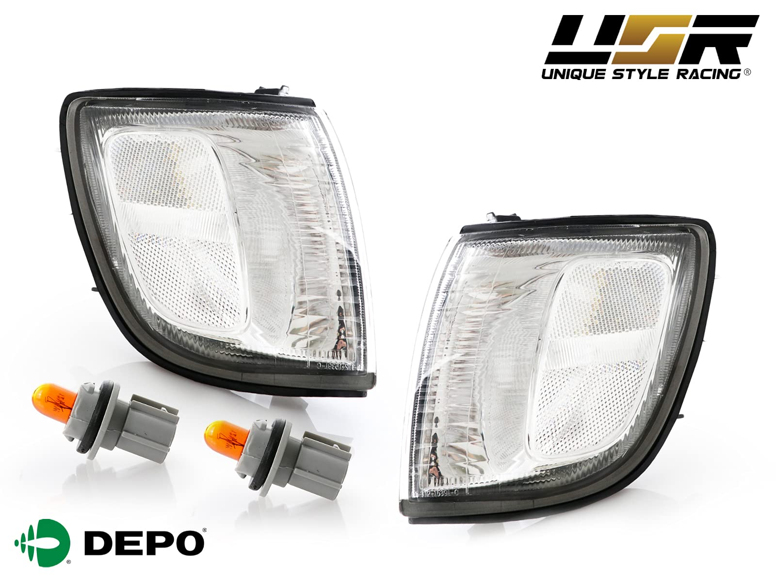 USR DEPO installed driver side corner light showing refreshed front appearance