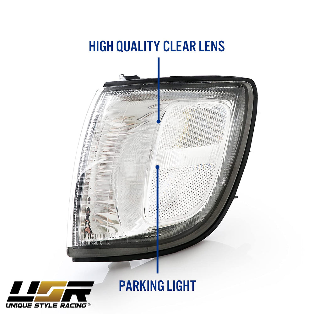 USR DEPO installed passenger side corner light illustrating symmetry and fit