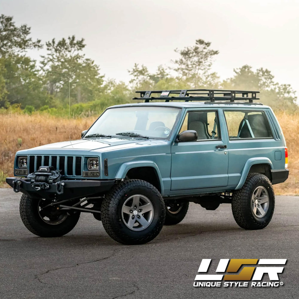 USR DEPO lifestyle shot of Jeep on driveway showcasing refreshed front appearance