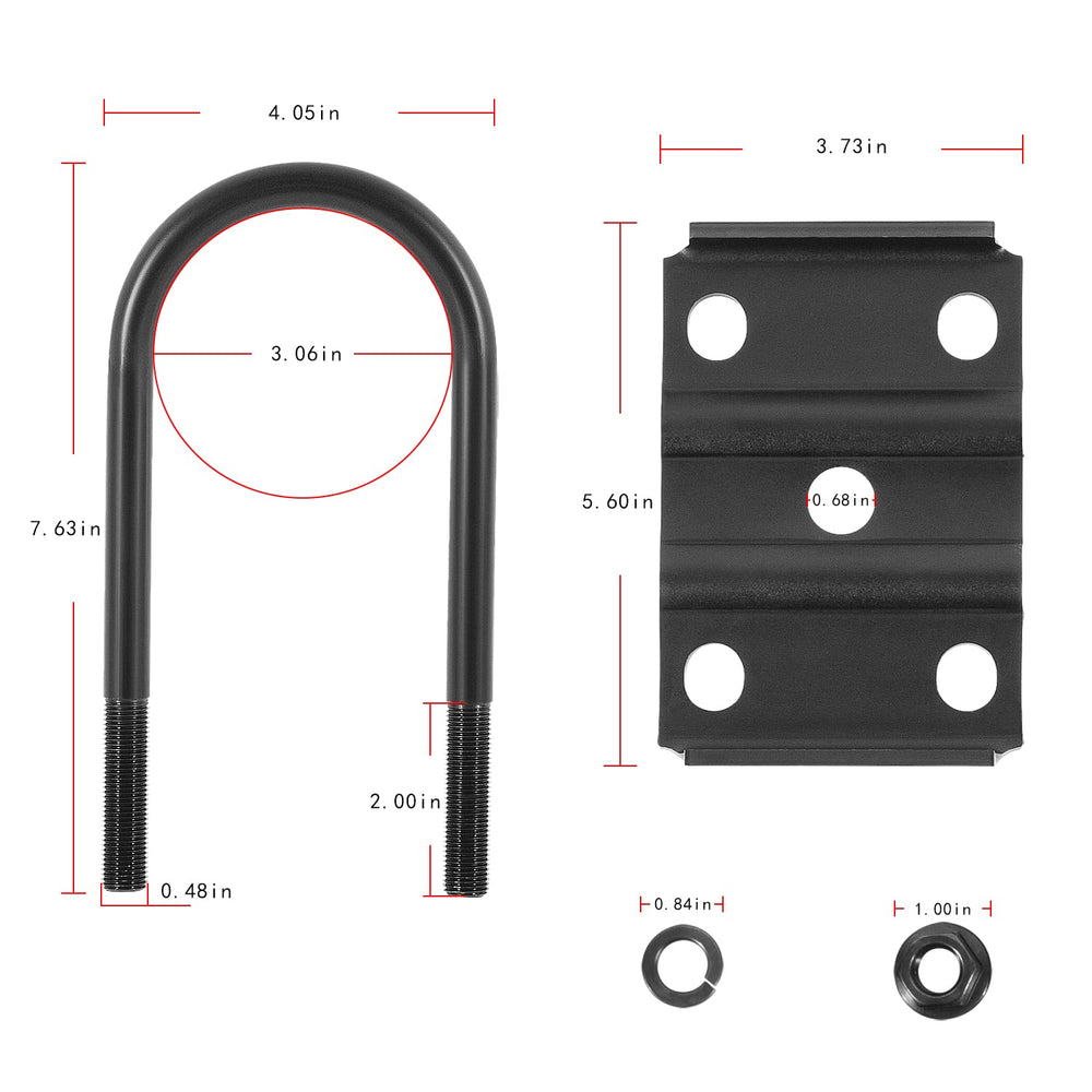 Ussuray mechanic replacing U‑bolts on trailer illustrating easy install