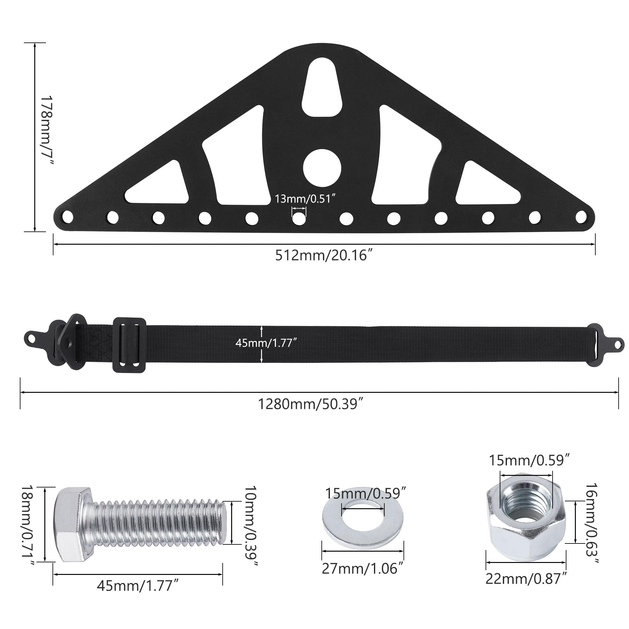 Ustinian kit components laid out showing replaceable parts and serviceability