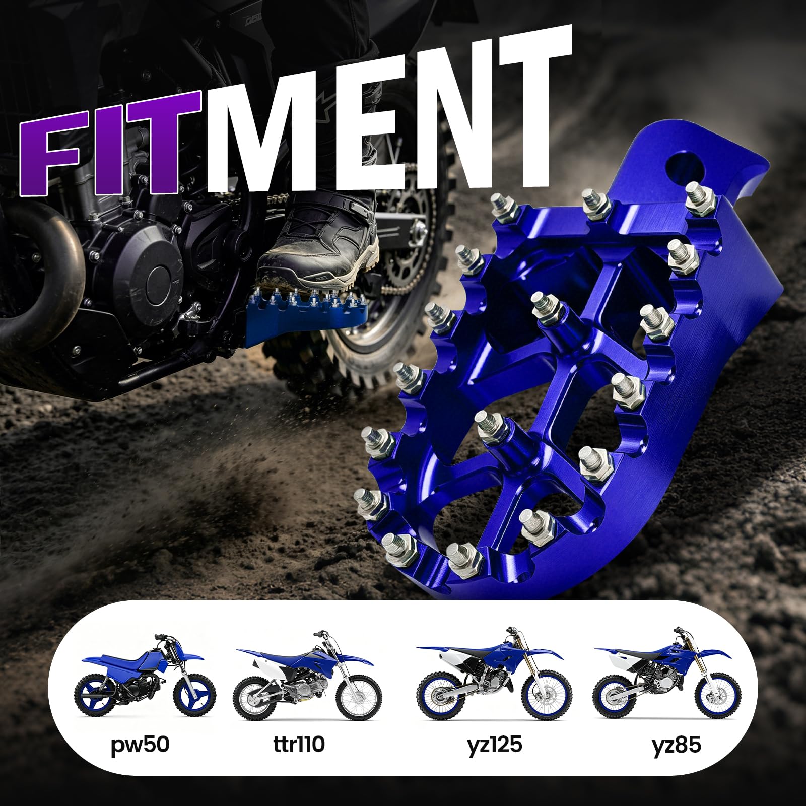 USTPO pegs beside a riding boot to show size and fit for better stability