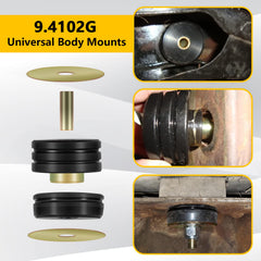 usvehj mounted on vehicle frame demonstrating vibration isolation and proper placement
