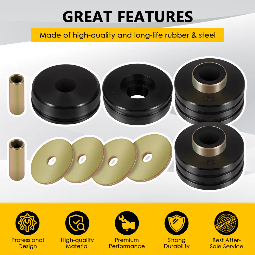 usvehj side profile of bushing plus washer showing load distribution and secure seating