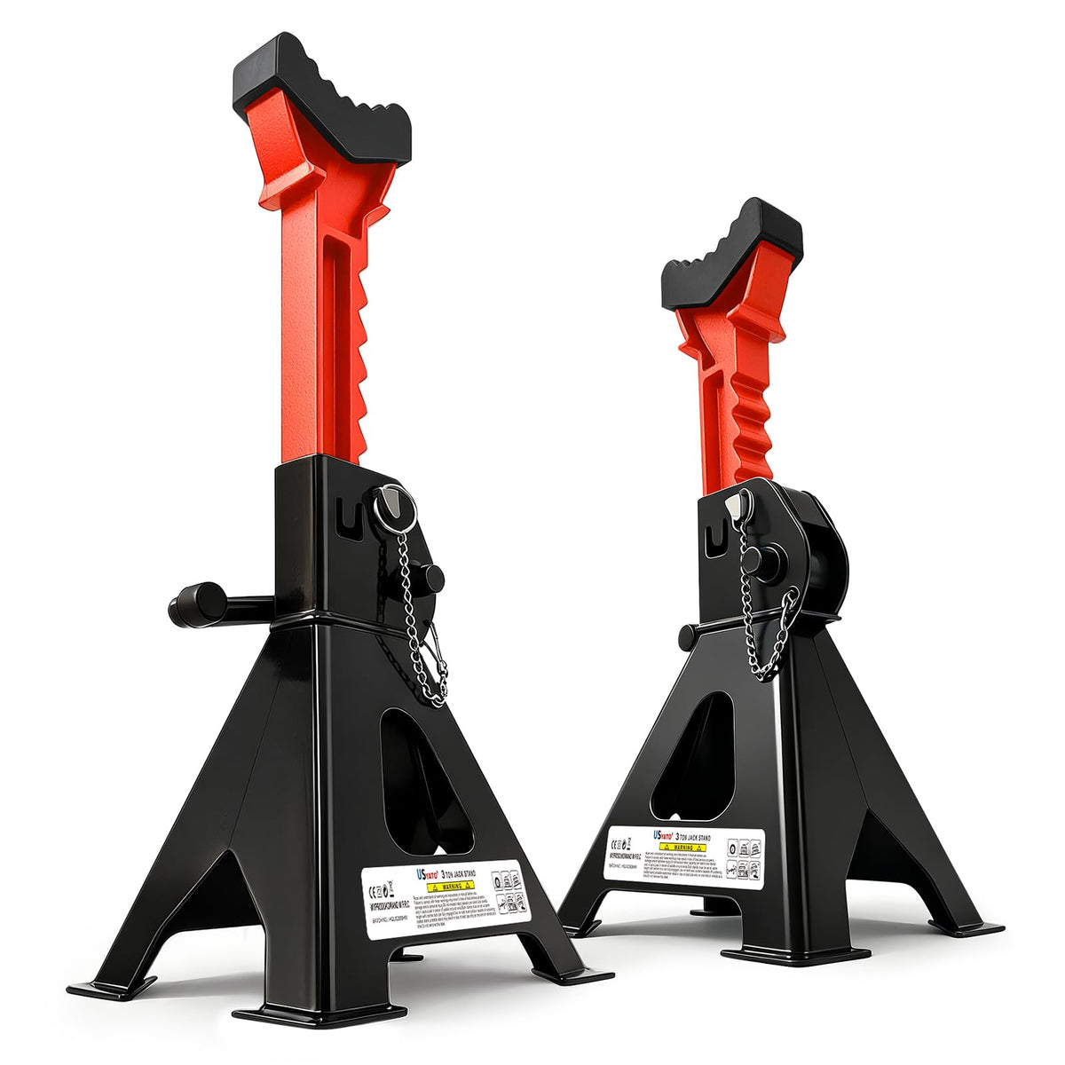 USYATO front view of pair stands showing stable support and visibility