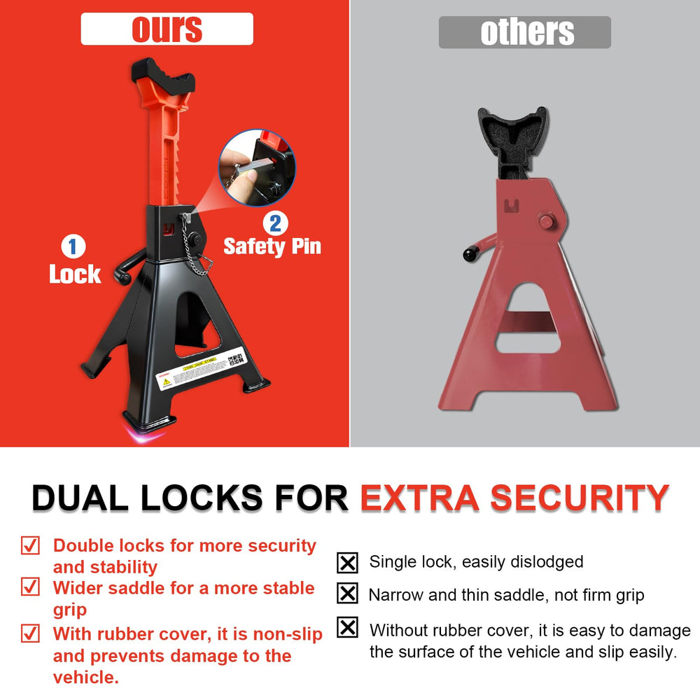 USYATO height index markings for precise adjustment and safety