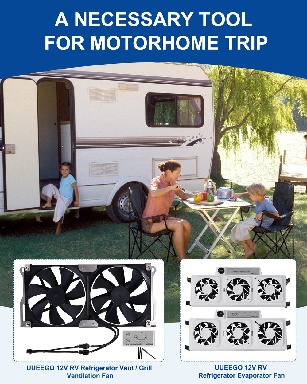 uueego lifestyle in RV interior illustrating better food preservation