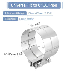 uxcell close-up bolt and band detail highlighting secure tightening benefit