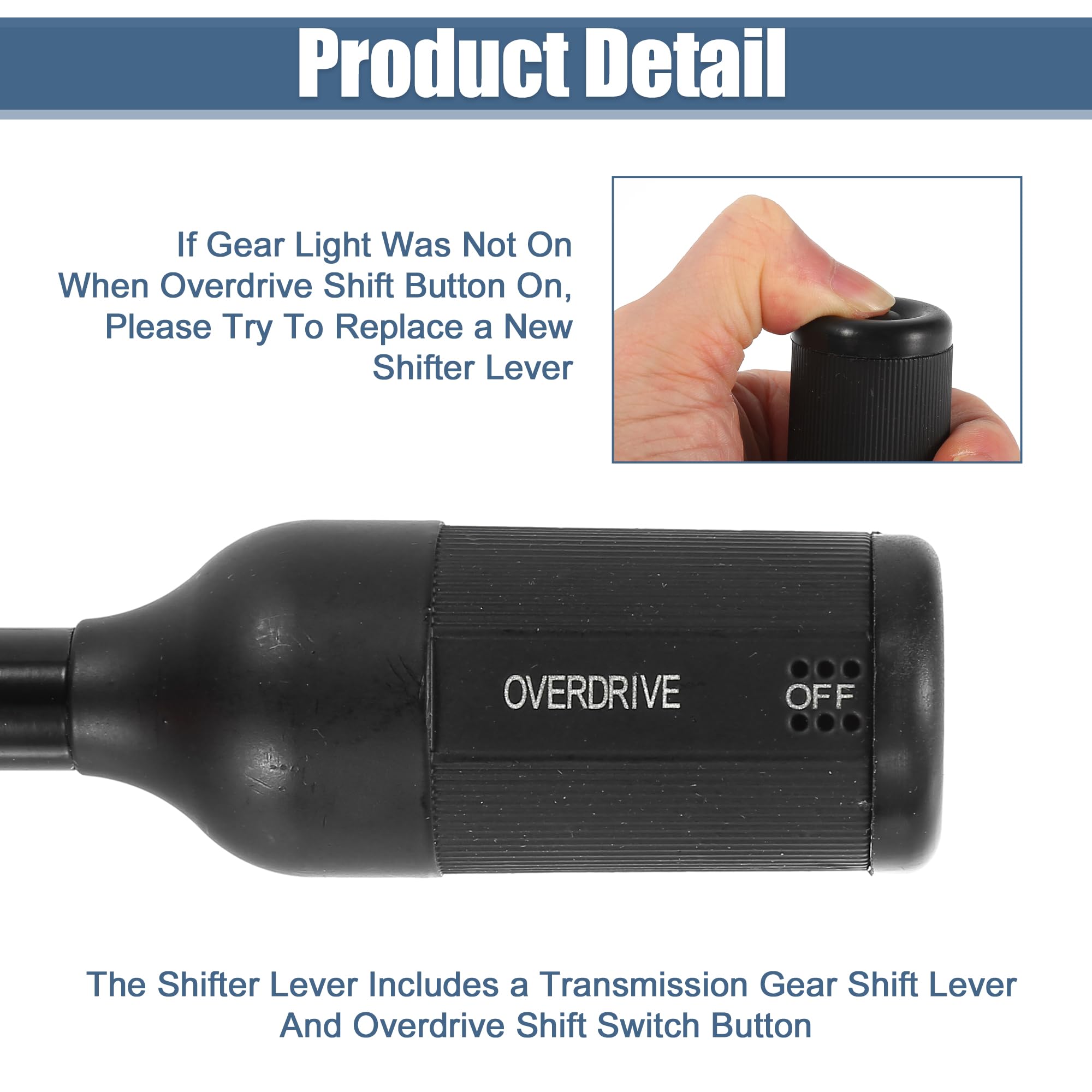 uxcell shifter side profile mounted demonstrating correct alignment