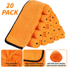 UZLU close-up of plush microfiber texture for gentle cleaning