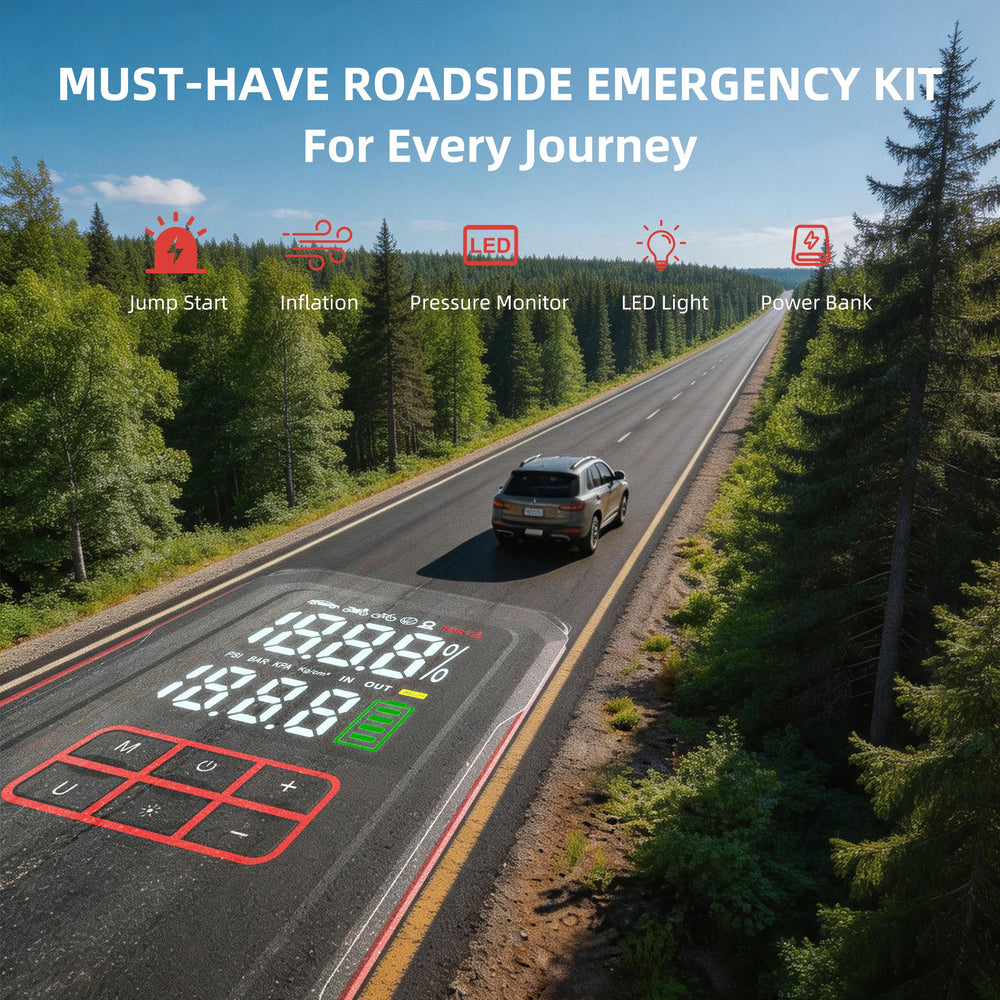 UZNY power bank USB ports charging phone for emergency power on road