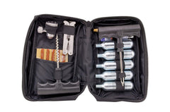 V1 Motor kit front view showing compact case and contents for quick repair