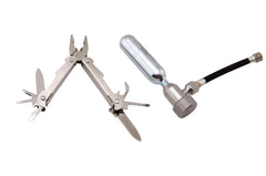 V1 Motor opened kit with tools arranged for fast access and organization