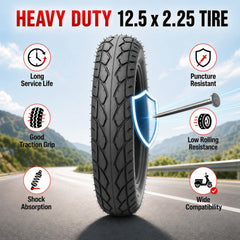Valchoose angled valve stem detail enabling easier inflation in tight scooter rims
