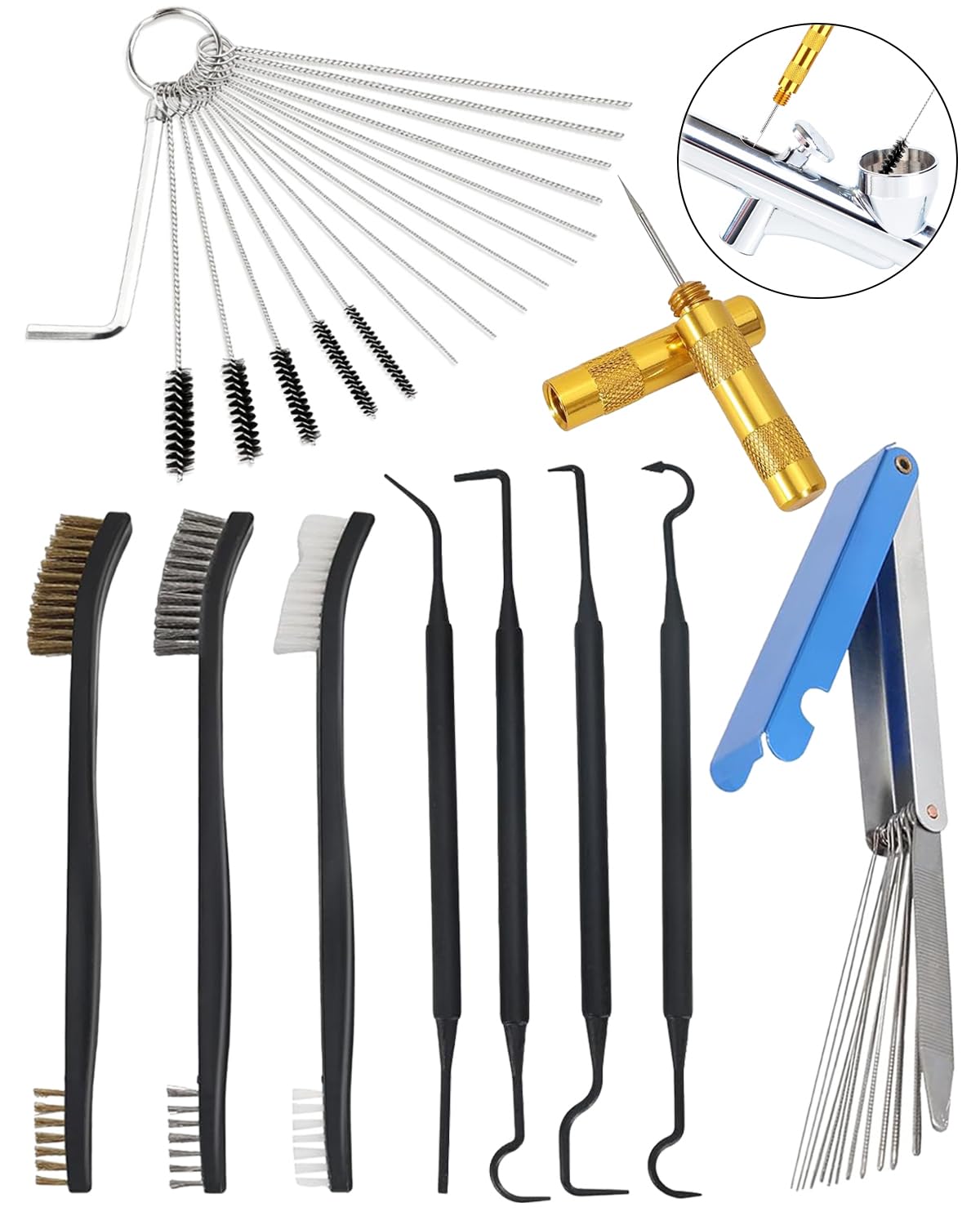 Valchoose front packaging showing complete 37-piece kit and storage benefit