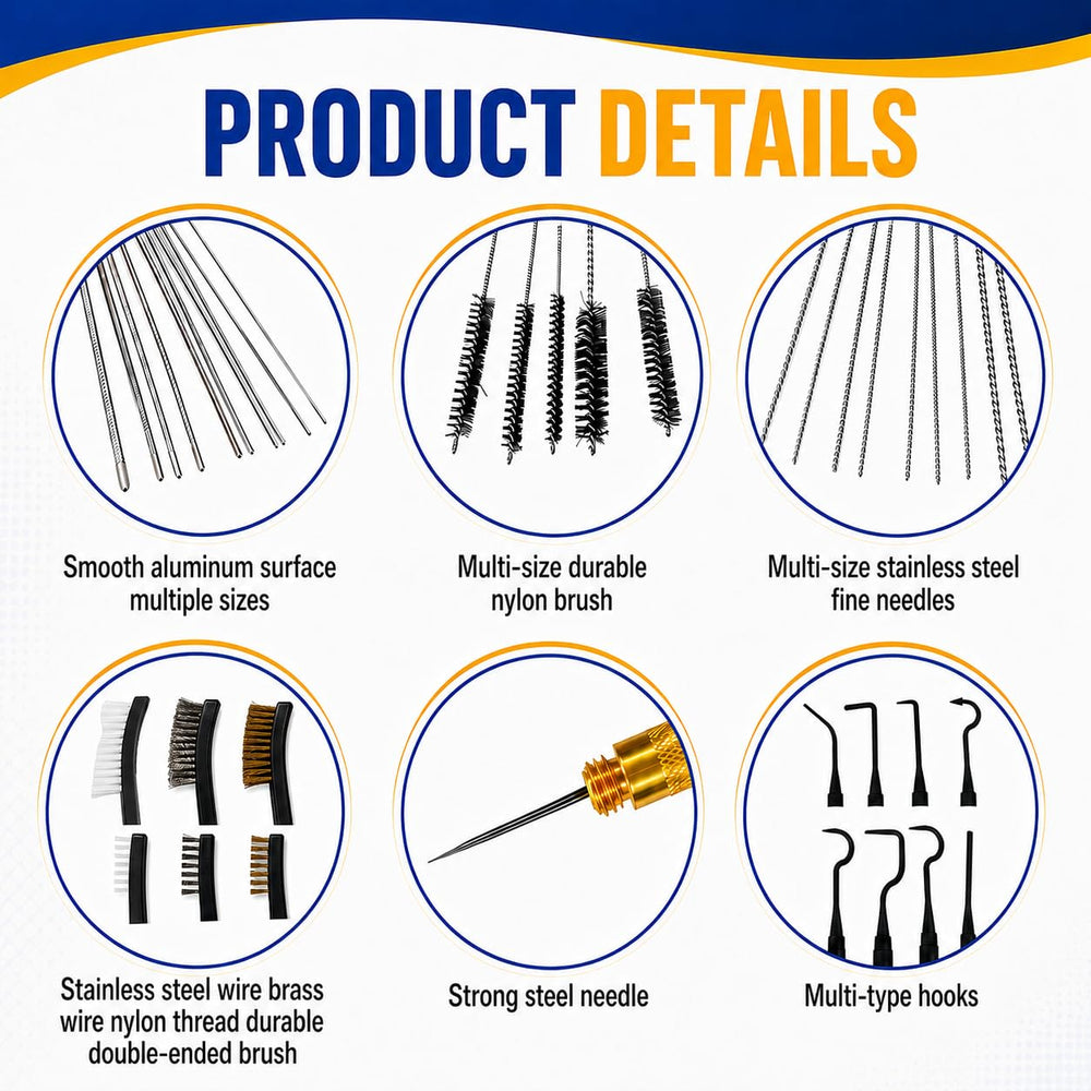Valchoose scraper and pick detail enabling stubborn deposit removal benefit