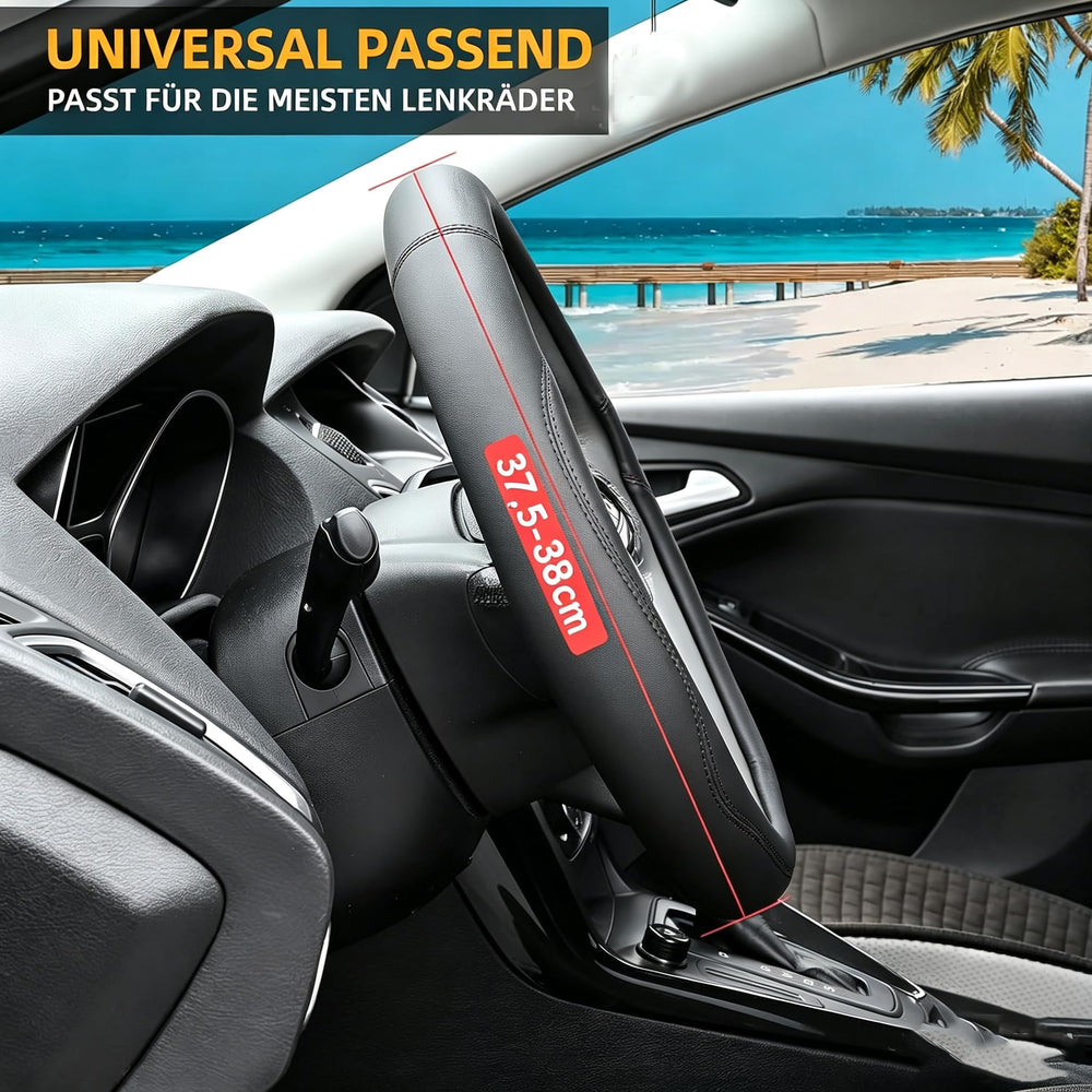 Valleycomfy installed on steering wheel showing improved control benefit