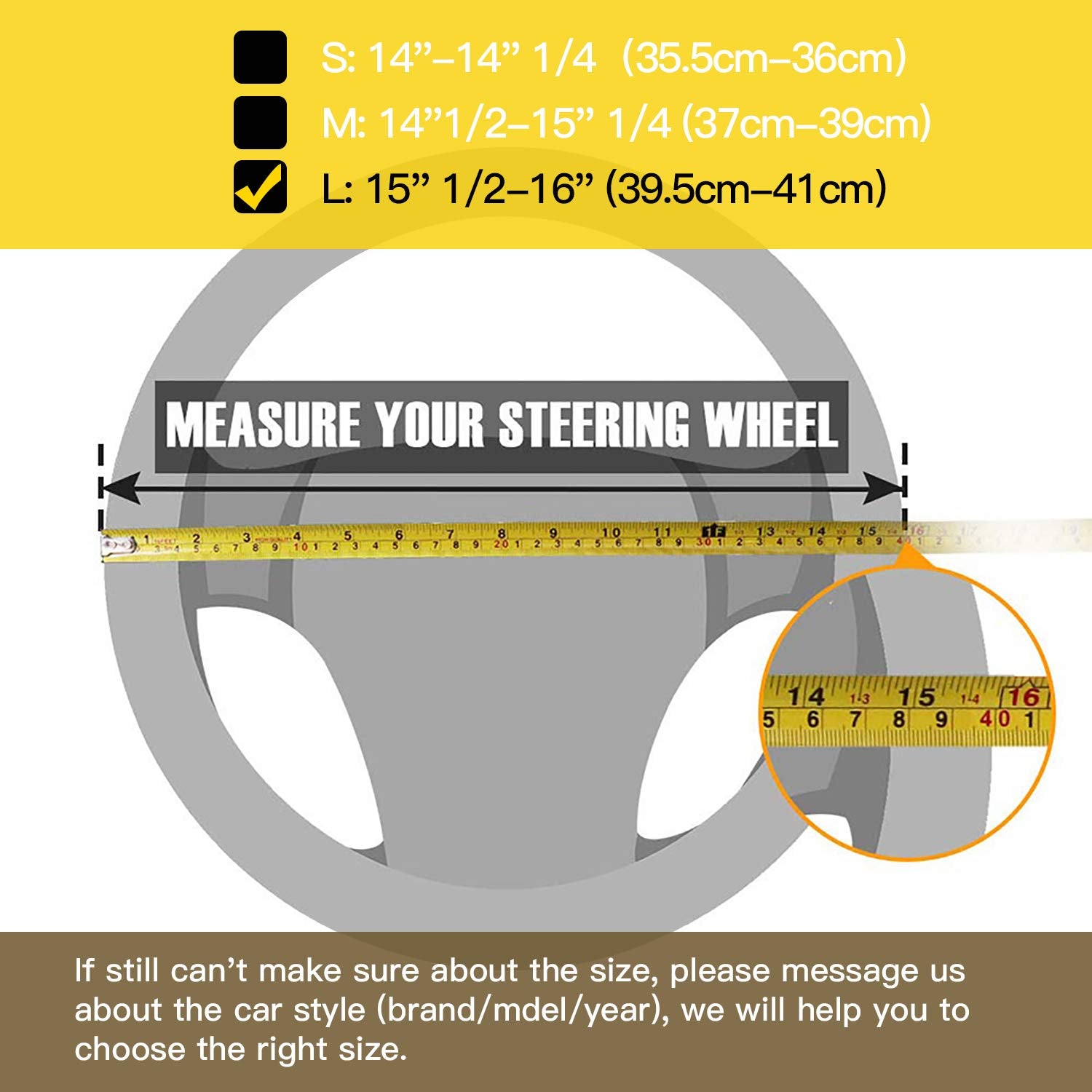 Valleycomfy installed on steering wheel in car improving grip and comfort