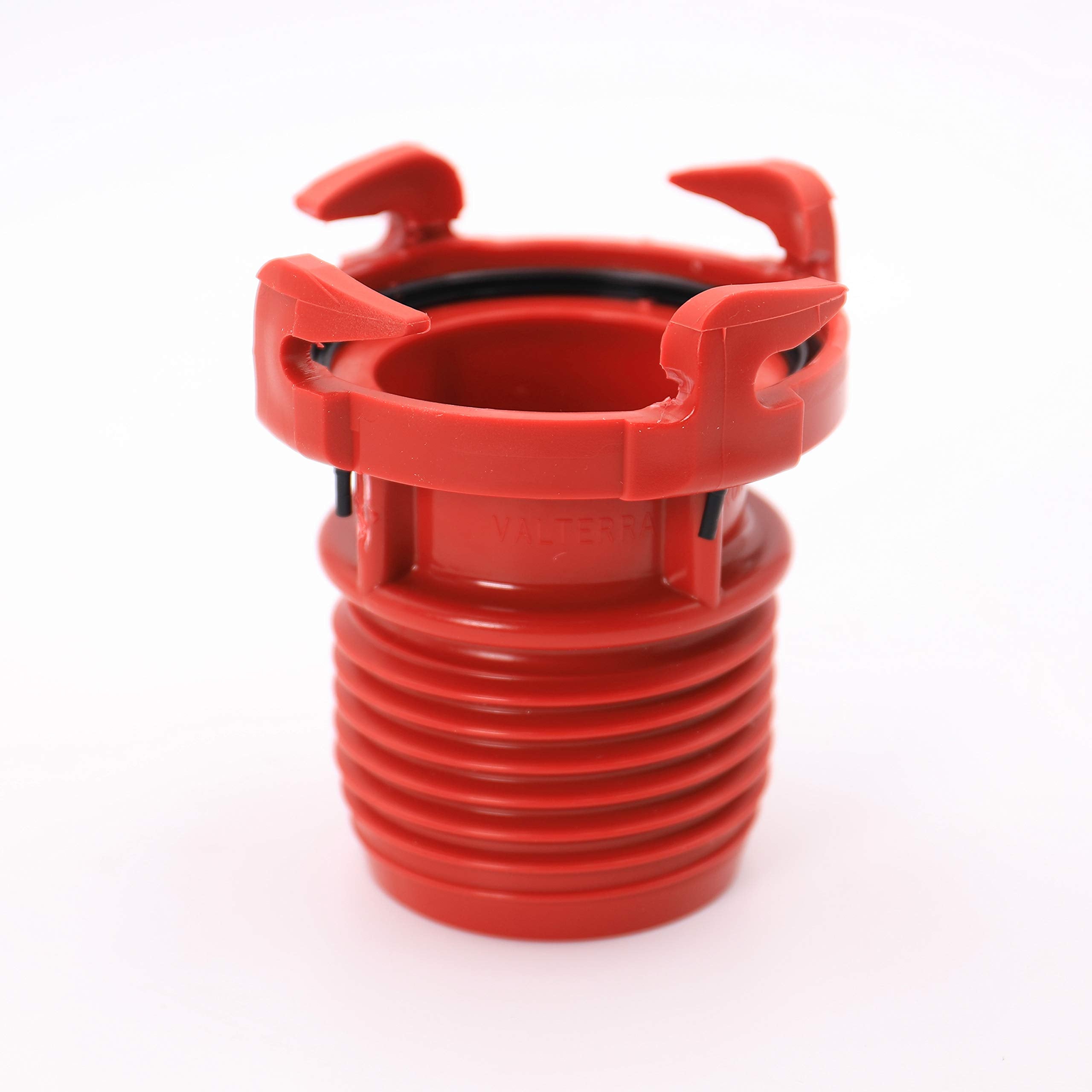 Valterra adapter in use at dump station showing cleaner, faster wastewater handling