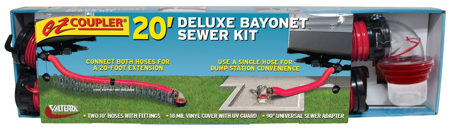 Valterra collapsed hose compact size for convenient storage benefit