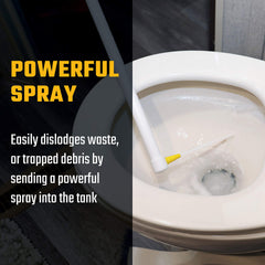 Valterra Master Blaster rotating nozzle detail, efficient interior scrubbing