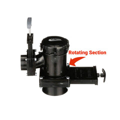Valterra side view with gray and black rotating handles for easy operation