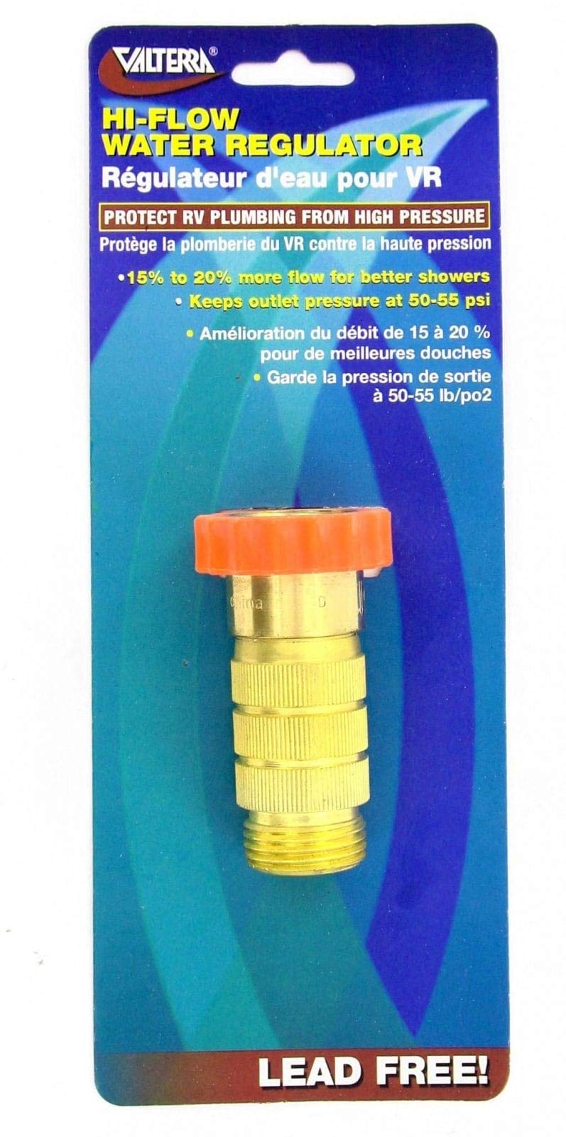 Valterra side profile showing threaded connection ensures secure fit and easy install