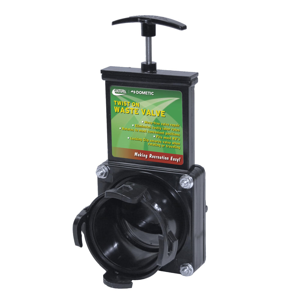 Valterra T58 front view showing adapter face and sealing surface for leak reduction