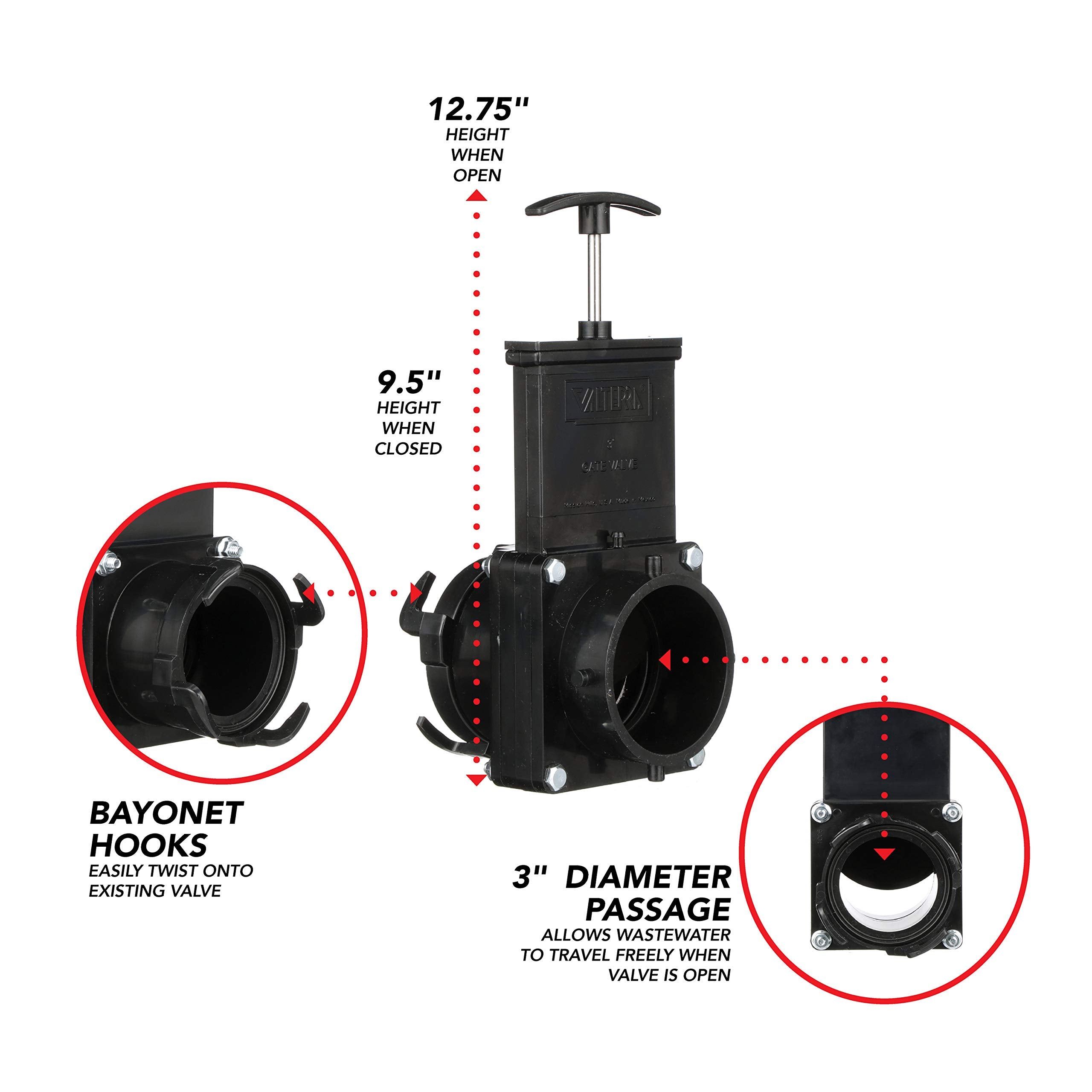 Valterra T58 side profile showing durable construction and snug fit benefit