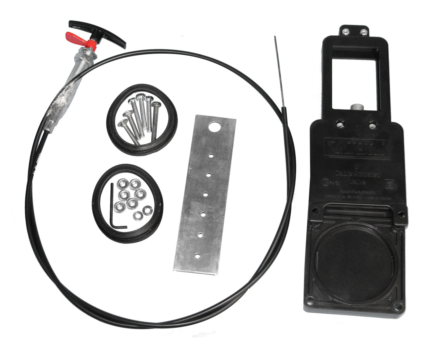 Valterra long 72-inch cable laid out highlighting flexible placement