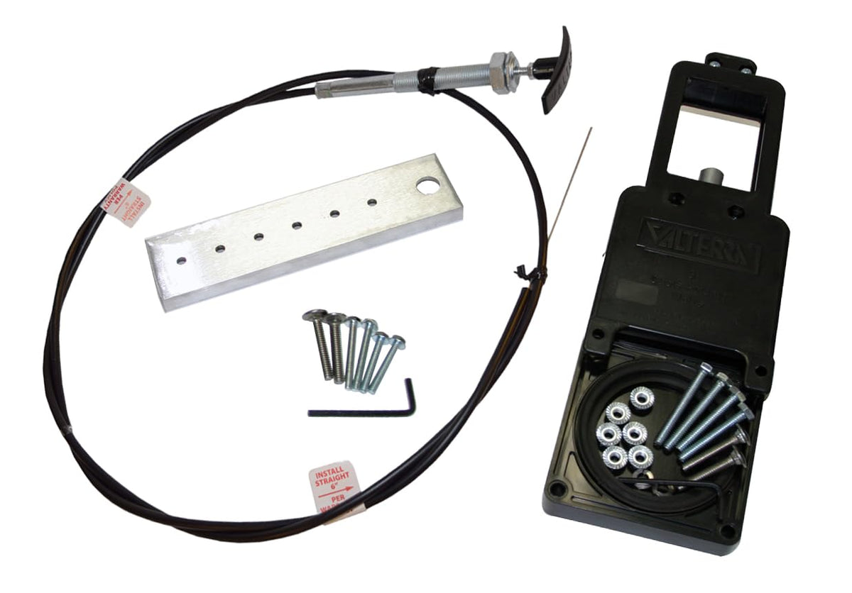 Valterra TC372 front view showing valve assembly for cleaner waste control
