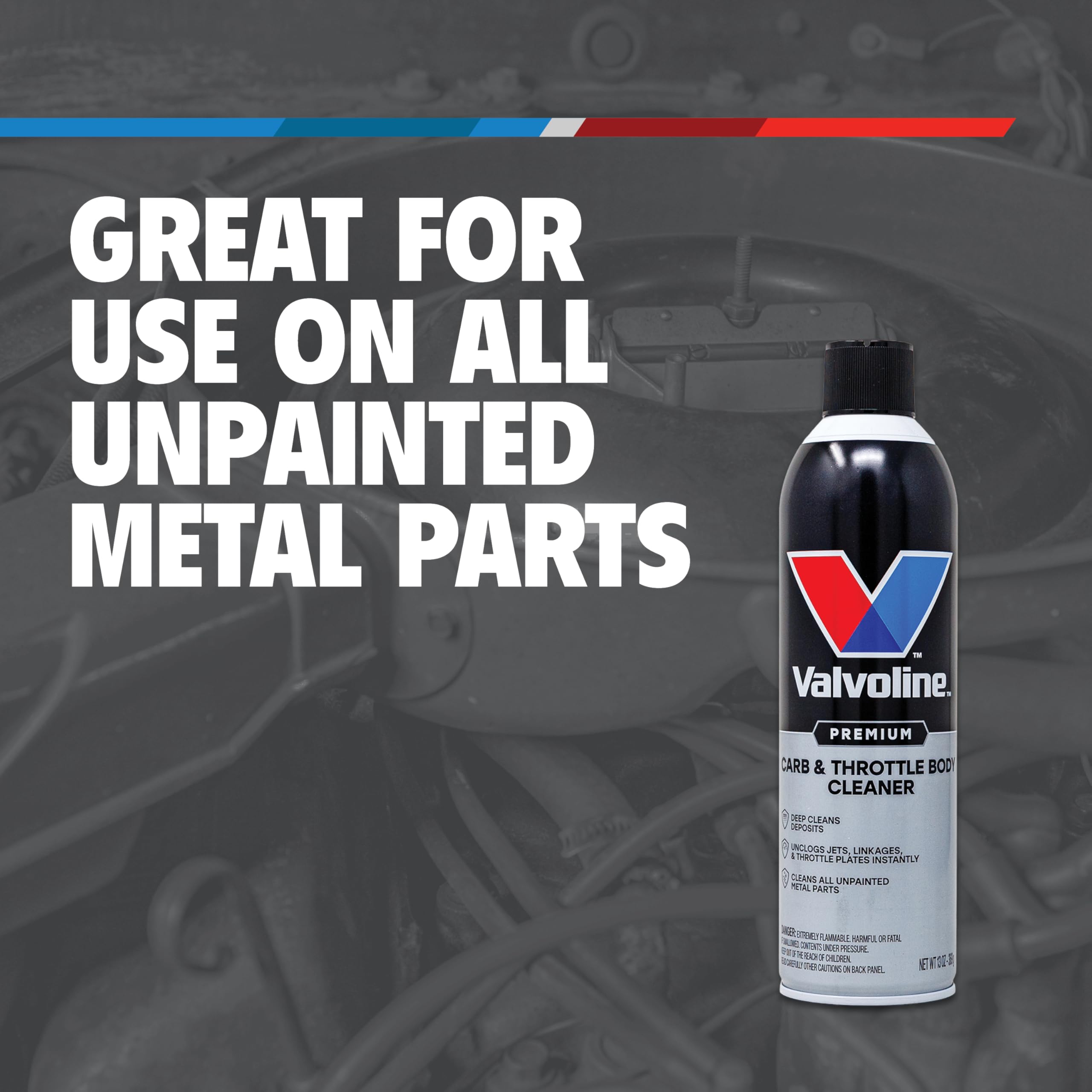 Valvoline can beside a ruler showing 13 oz size for scale and planning