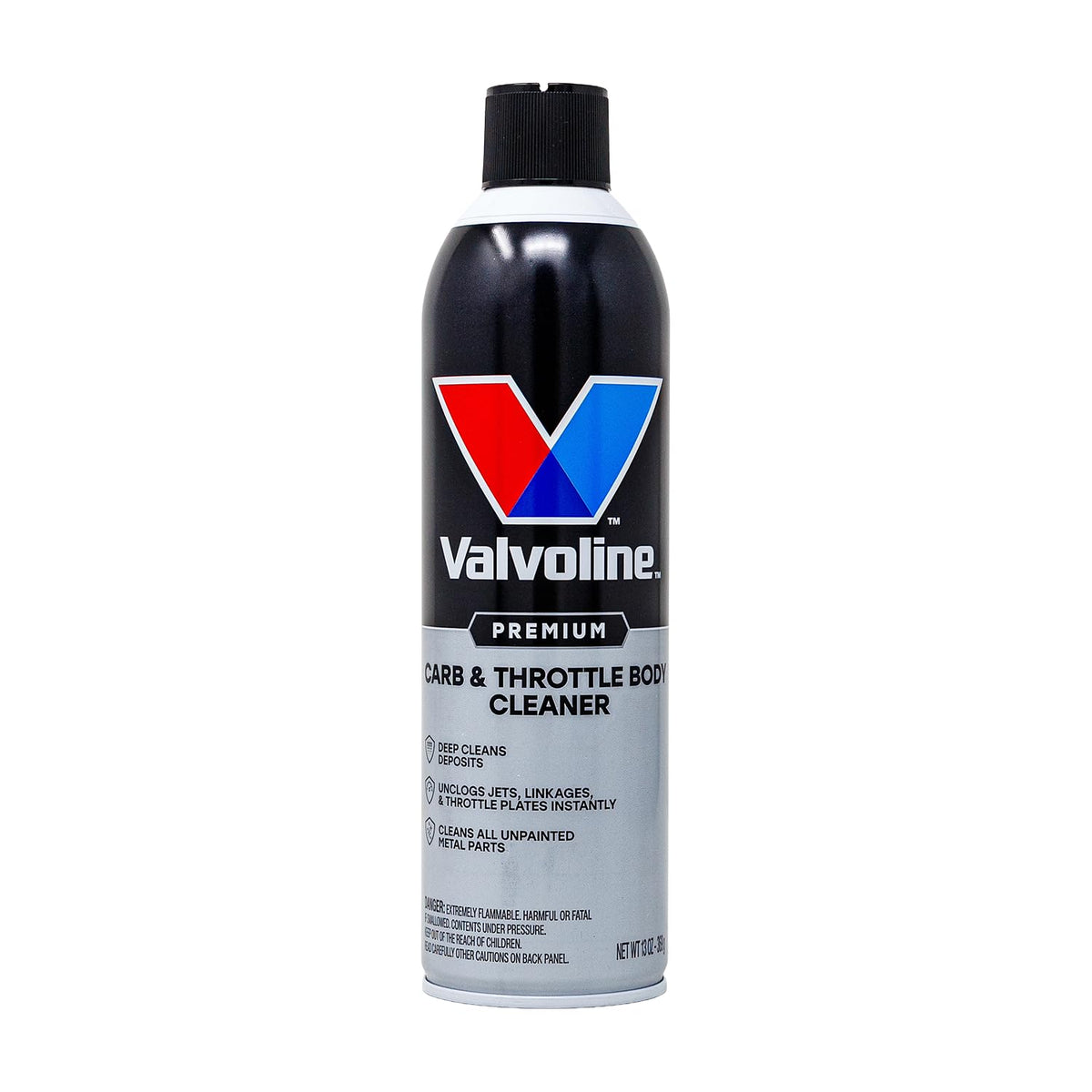 Valvoline front can view showing product and quick identification benefit