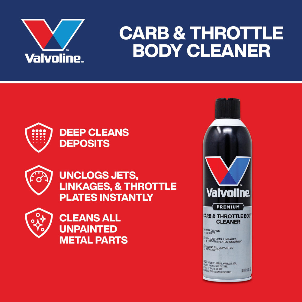 Valvoline 13 oz label detail highlighting VOC-compliant and non-chlorinated benefit