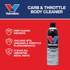 Valvoline 13 oz label detail highlighting VOC-compliant and non-chlorinated benefit