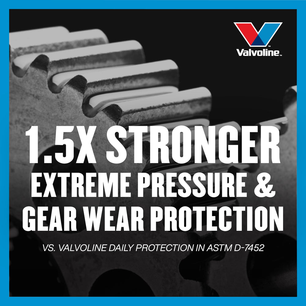 Valvoline pouch on a shop bench during service for efficient maintenance