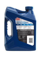Close-up of Valvoline Premium Blue label highlighting specifications and confidence benefit