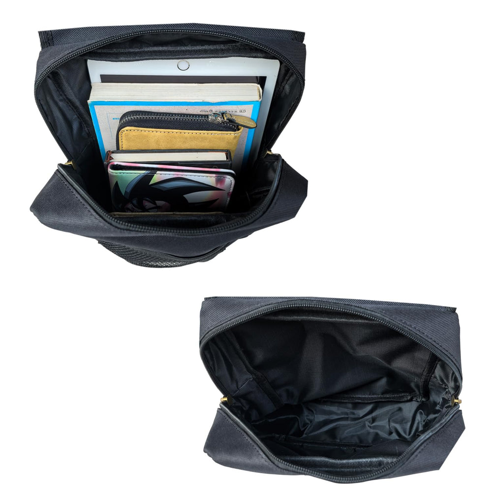Vanlison internal pockets with tools and charger organized for easy retrieval