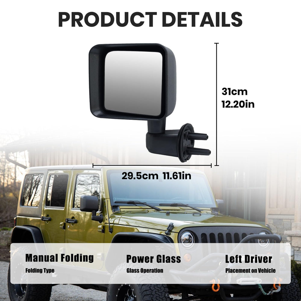 VANLOGY mirror glass detail showing heat-resistant surface for clearer sight