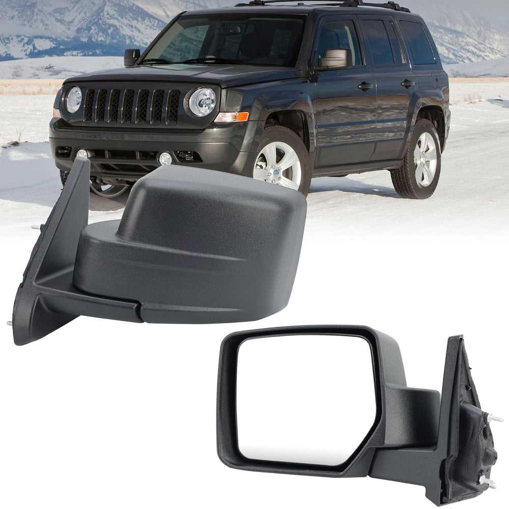 VANLOGY left mirror front view showing exact-fit replacement benefit