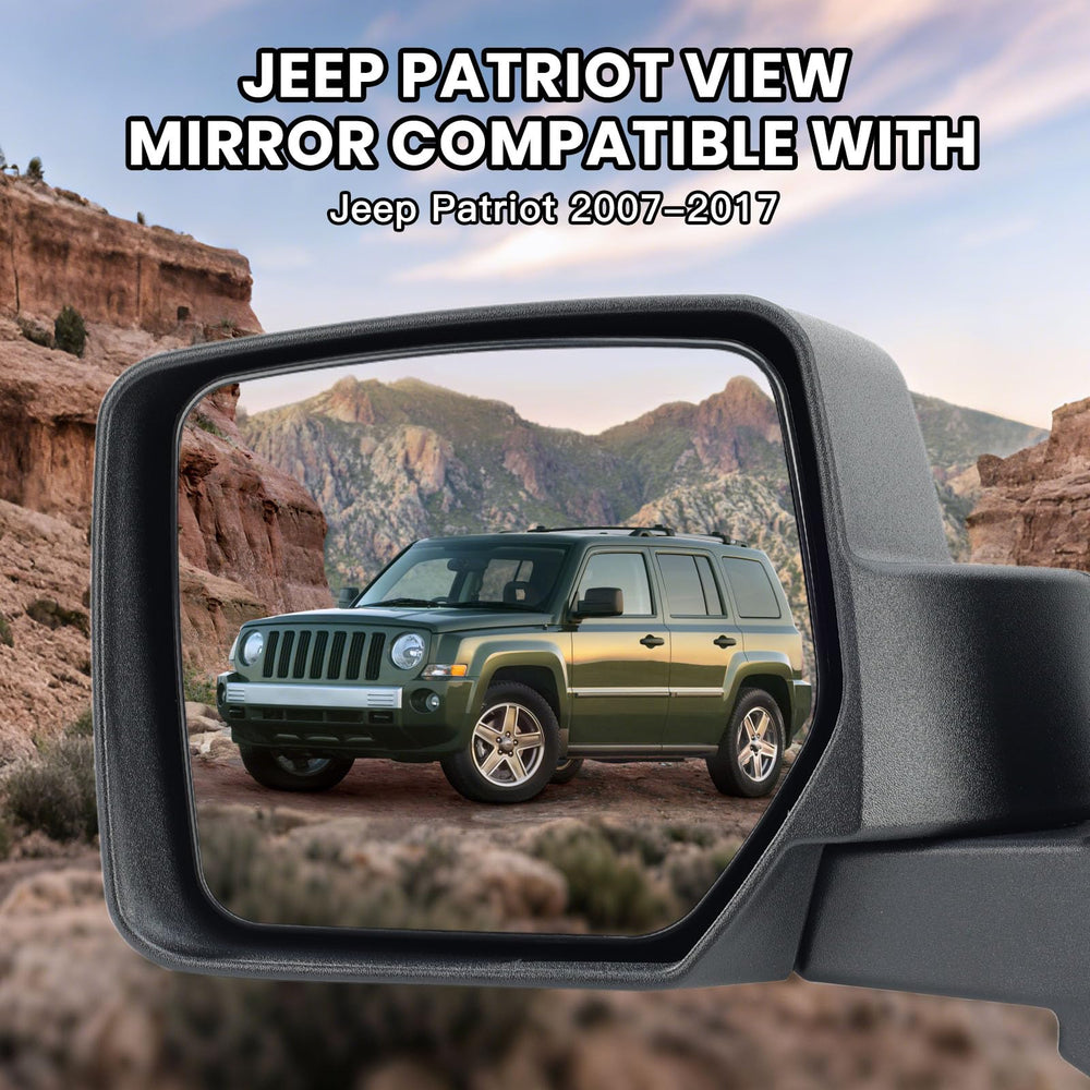 VANLOGY mirror side profile showing OEM-matched shape benefit