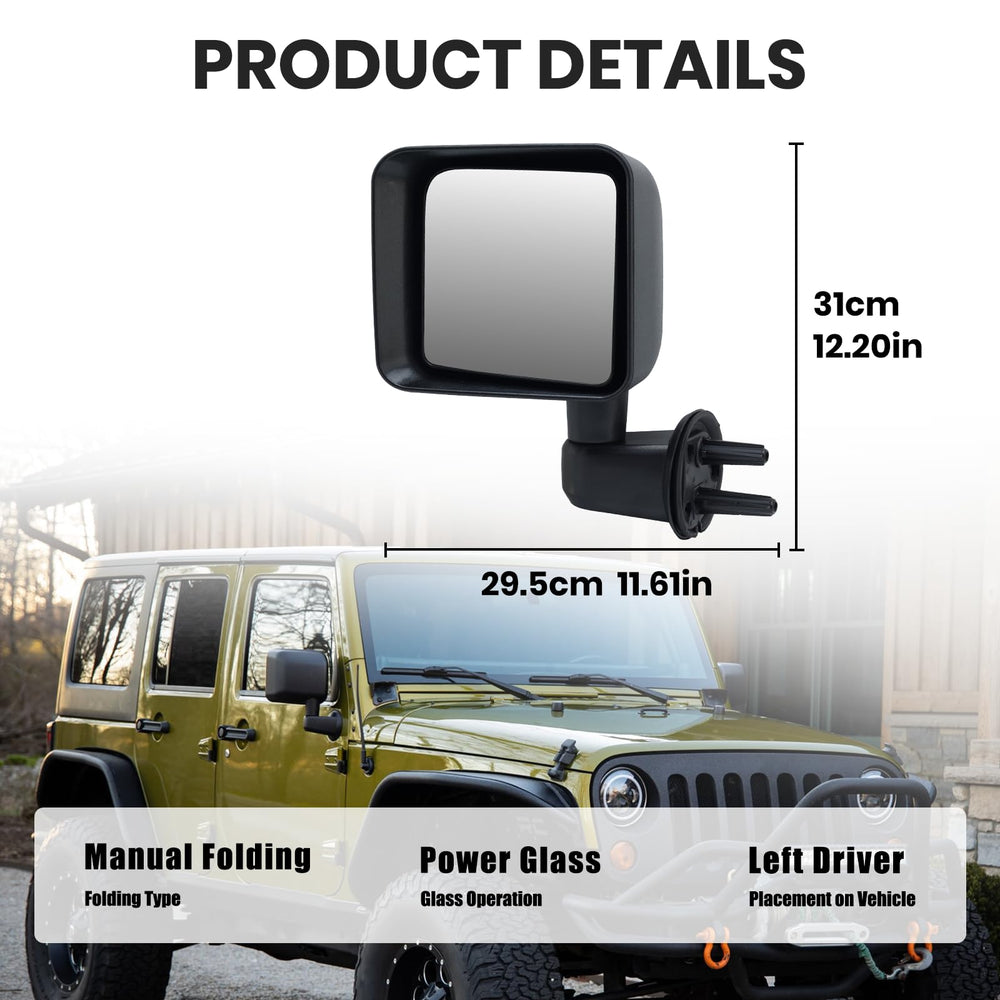VANLOGY mirror housing close-up highlighting durable material and texture