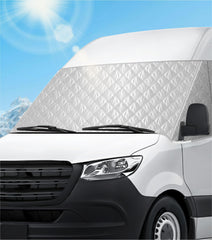 VANNCAMP front view showing full coverage and fast installation benefit