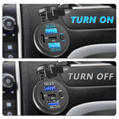 VANONE installed in car dash displaying professional built-in look and tidy wiring benefit