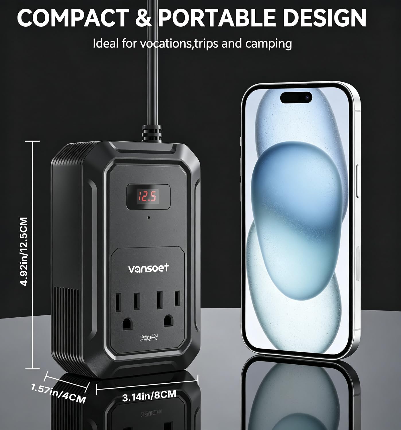 vansoet USB‑C 65W port charging a laptop fast and efficiently