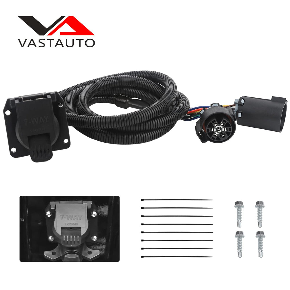 VASTAUTO on truck towing trailer illustrating dependable connection and safer towing