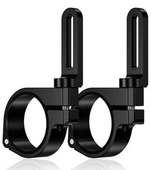 VAZESWIN front view of two aluminum mounts showing compact solid build and easy installation benefit